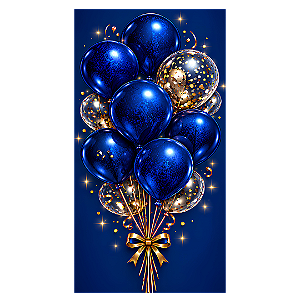 Capa Faixa Lateral Sublimado - Happy Birthday