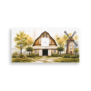 Capa Painel Retangular Sublimado - Fazendinha