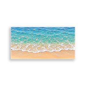 Capa Painel Retangular Sublimado - Moana - Praia