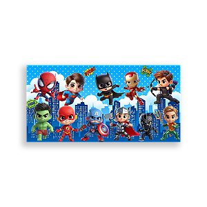 Capa Painel Retangular Sublimado - Heróis Vingadores