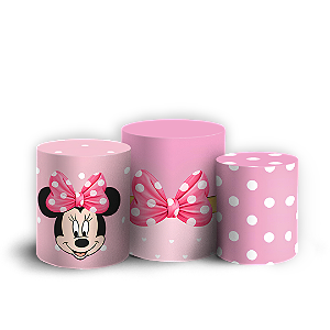 Capas Trio Cilindro Sublimado Veste Fácil - Minnie