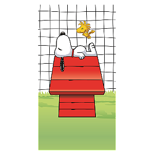 Capa Mini Faixa Lateral Sublimado - Snoopy