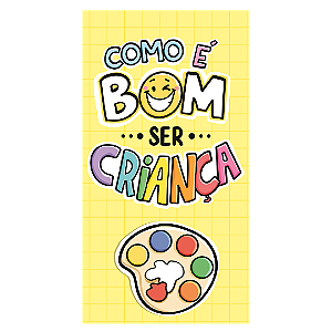 Capa Faixa Lateral Sublimado - Dia das Crianças