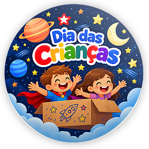 Capa Mini Painel Sublimado - Dia das Crianças