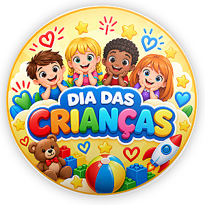 Capa Mini Painel Sublimado - Dia das Crianças