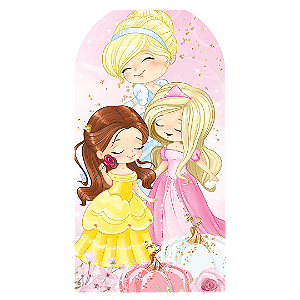 Capa Mini Faixa Lateral Sublimado - Princesas