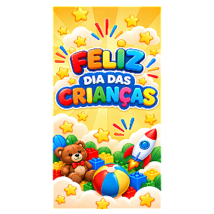 Capa Mini Faixa Lateral Sublimado - Dia das Crianças