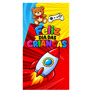 Capa Mini Faixa Lateral Sublimado - Dia das Crianças