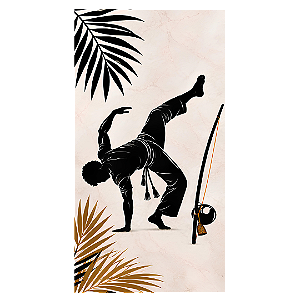 Capa Faixa Lateral Sublimado - Capoeira