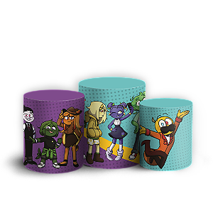 Capas Trio Cilindro Sublimado Veste Fácil - Mundo Torajo
