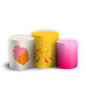 Capas Trio Cilindro Sublimado Veste Fácil - Quando Menos Esperar Clareou