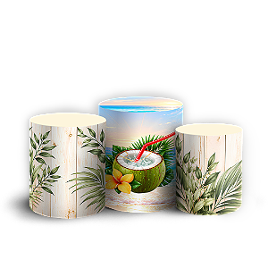 Capas Trio Cilindro Sublimado Veste Fácil - Resenha Tropical