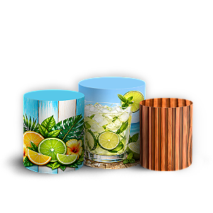 Capas Trio Cilindro Sublimado Veste Fácil - Resenha Tropical