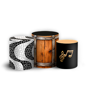 Capas Trio Cilindro Sublimado Veste Fácil - Roda de Samba