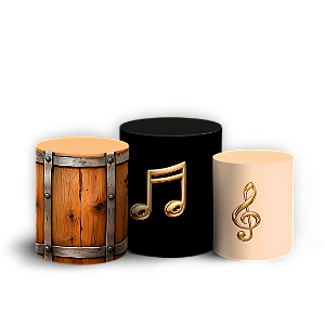 Capas Trio Cilindro Sublimado Veste Fácil - Roda de Samba