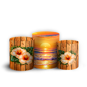 Capas Trio Cilindro Sublimado Veste Fácil - Tardezinha