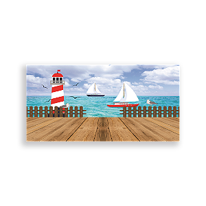 Capa Painel Retangular Sublimado - Náutico