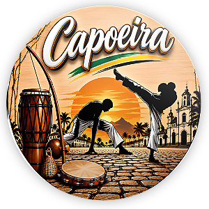 Capa Mini Painel Sublimado - Capoeira