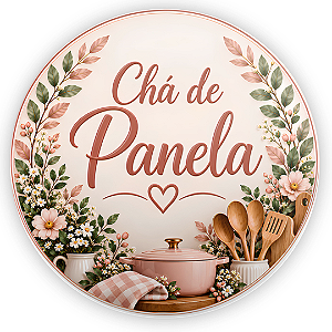 Capa Mini Painel Sublimado - Chá de Panela