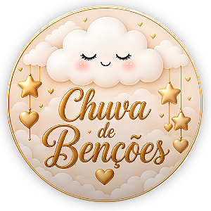 Capa Mini Painel Sublimado - Chuva de Bênçãos