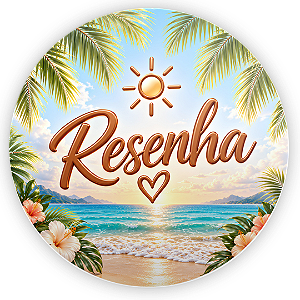 Capa Mini Painel Sublimado - Resenha Tropical