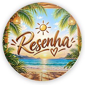 Capa Mini Painel Sublimado - Resenha Tropical