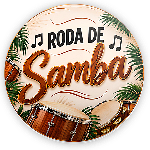 Capa Mini Painel Sublimado - Roda de Samba
