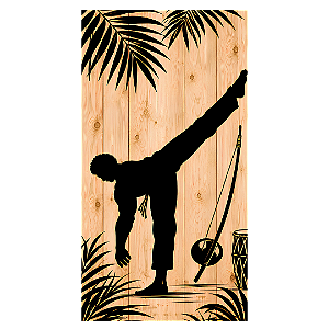 Capa Mini Faixa Lateral Sublimado - Capoeira