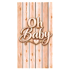 Capa Mini Faixa Lateral Sublimado - Ursinho Oh Baby