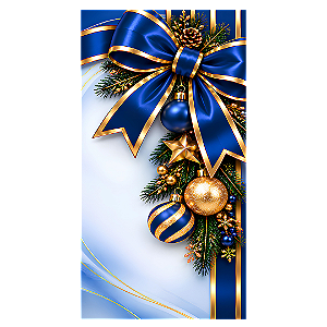 Capa Faixa Lateral Sublimado - Feliz Natal