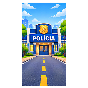 Capa Faixa Lateral Sublimado - Polícia