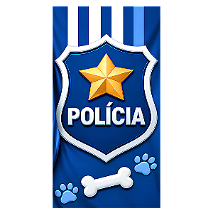 Capa Faixa Lateral Sublimado - Polícia