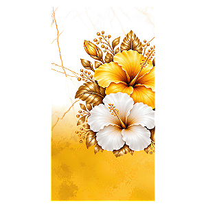 Capa Faixa Lateral Sublimado - Tropical Floral