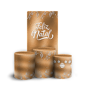 Capas Faixa Lateral e Trio Cilindro Sublimado Veste Fácil - Natal