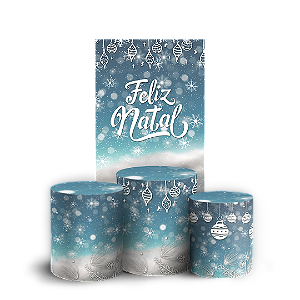 Capas Faixa Lateral e Trio Cilindro Sublimado Veste Fácil - Natal