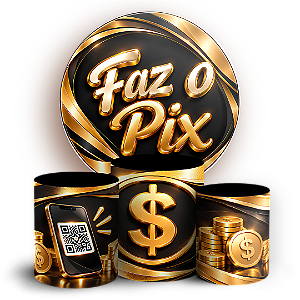Capas Painel Redondo e Trio Cilindro Sublimado - Faz o Pix