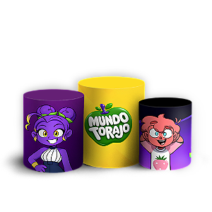 Capas Trio Cilindro Sublimado Veste Fácil - Mundo Torajo