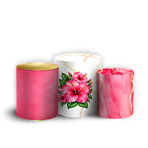 Capas Trio Cilindro Sublimado Veste Fácil - Tropical Floral