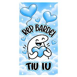 Capa Mini Faixa Lateral Sublimado - Happy Birthday