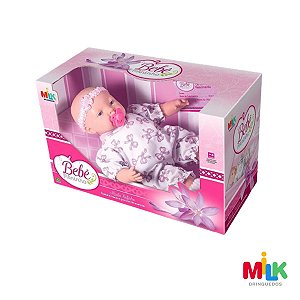 Boneca Bebê 1º Aninho – Milk Brinquedos