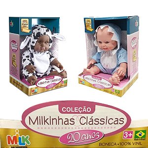 Boneca Coleção Milkinhas Clássicas 20 Anos- Milk Brinquedos