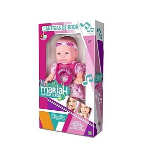 Boneca Mariah Cantigas De Roda - Milk Brinquedos