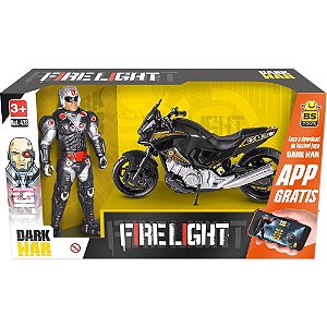 Boneco Dark War + Moto Fire Light