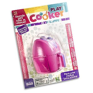 Brinquedo Air Fryer Rosa Infantil Play Cooker