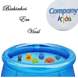 Brinquedo Bichinhos De Vinil Infantil 6 Peças - Company Kids