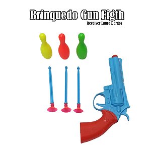 Revolver Lança Dardos Gun Fight