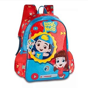 Mochila Escolar Infantil Luccas Neto Costas C/ Som 5 frases