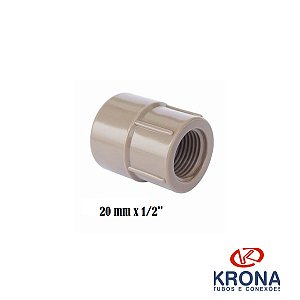 Luva Soldável Rosca 20mm x 1/2" - Krona