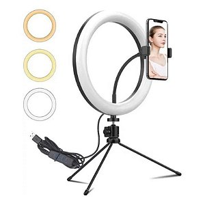 Iluminador Ring Light 26 cm - MXQ