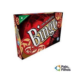 Jogo Bingo De Madeira - Pais & Filhos